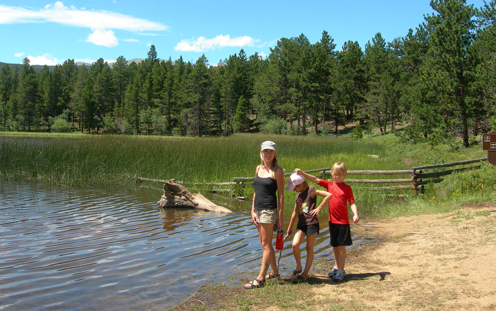 Mud Lake is great for families with small children. 