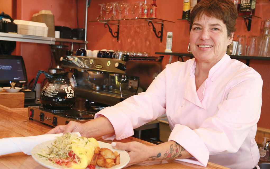 Jules Lieb, owner and chef at Morning Glory Cafe