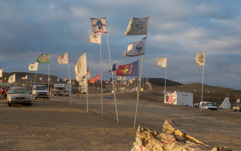 More than 300 indigenous tribes are represented in the camps and many have brought their tribal flags, which now line the main entrance road as well as flying above the various tribal clusters within the camps. 