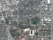 Social distancing seen from space